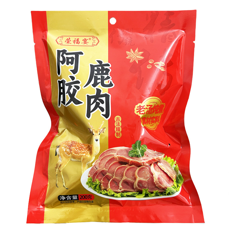 Ready to Eat Braised Venison with Donkey Hide Gelatin 200g Vacuum Packed Savory Chinese Delicacy - Image 5