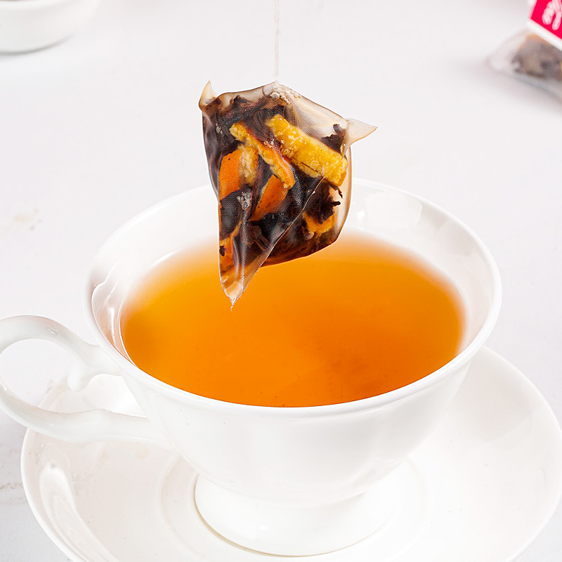Chen Pi Black Tea Osmanthus Blend Triangular Tea Bags 3g x 50 Sachets 150g Sugar Free Cold Brew Wellness Tea - Image 4