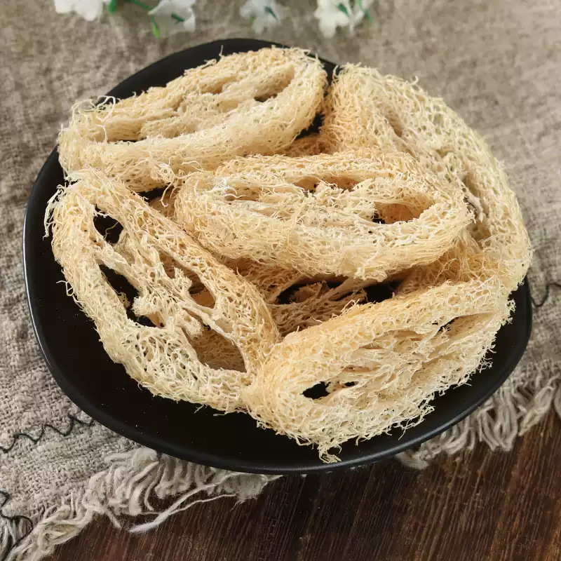 Loofah Sponge 丝瓜络 Si Gua Luo Dried Loofah Fiber 500g Natural Sun Dried Herbal Material - Image 4