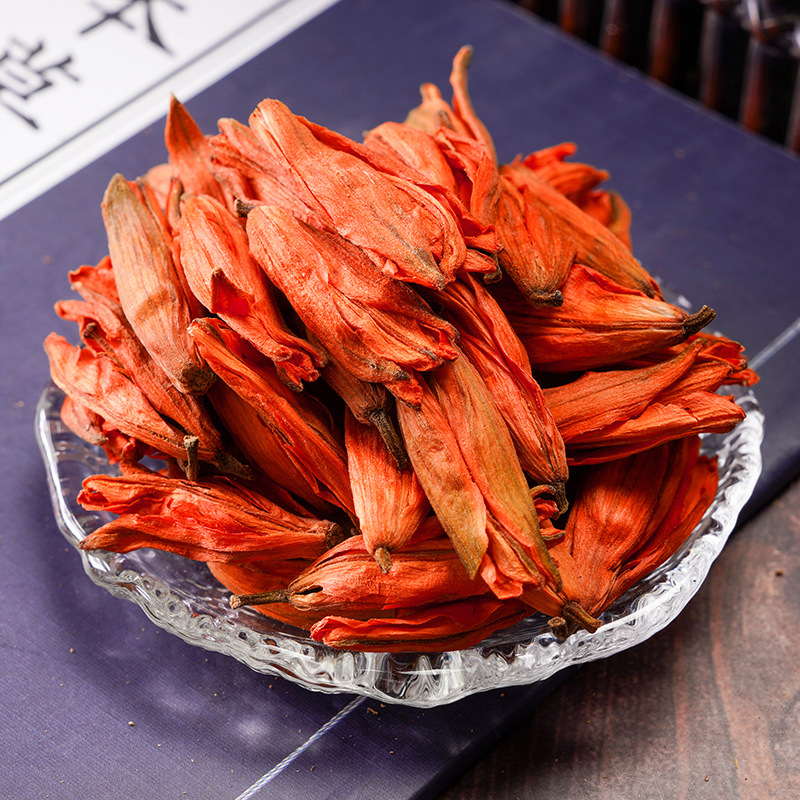Dried Lily Flower Bai He Hua 500g Sulfur-Free Herbal Tea Buds for Infusions and Blends - Image 2