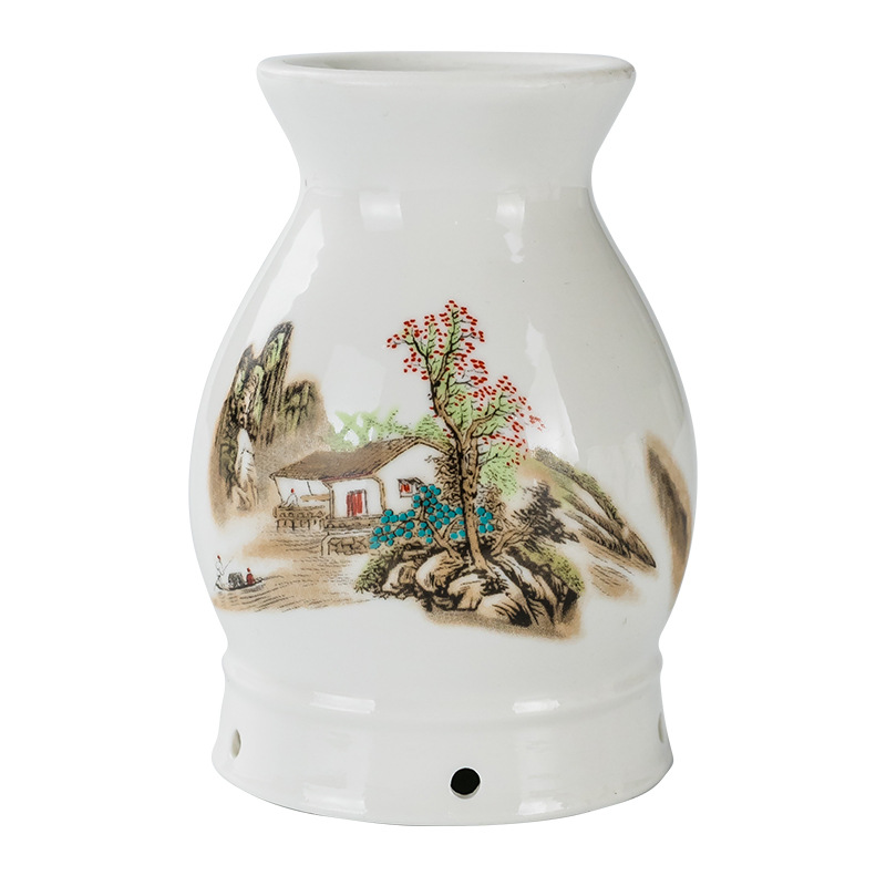 Ceramic Moxibustion Cup Massage Jar Multi-Function Warming Therapy Device for Home Body Care - Image 5