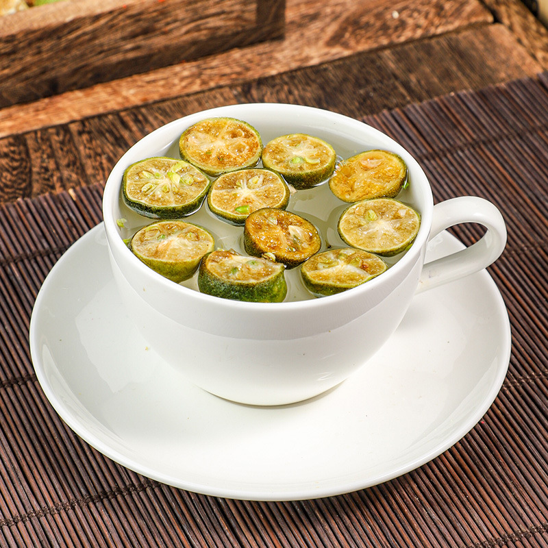 Freeze-Dried Green Kumquat (Citrus japonica) — Dried Small Citrus for Tea & Powder - Image 4