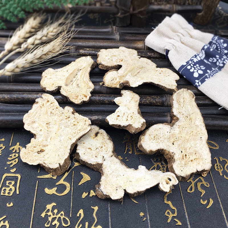 Dried White Atractylodes Rhizome Slices Bai Zhu Bulk Raw Herb for Decoction and Soup 500g - Image 4