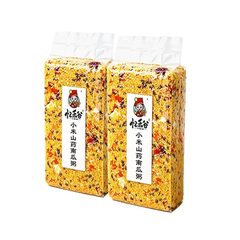 Millet Yam Pumpkin Congee Mix 500g Whole Grain Breakfast Porridge Blend - Image 5