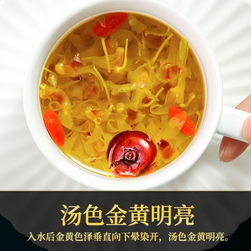 Huo Shan Tie Pi Shi Hu Dried Dendrobium Flowers Herbal Tea 20g Gift Box - Image 3