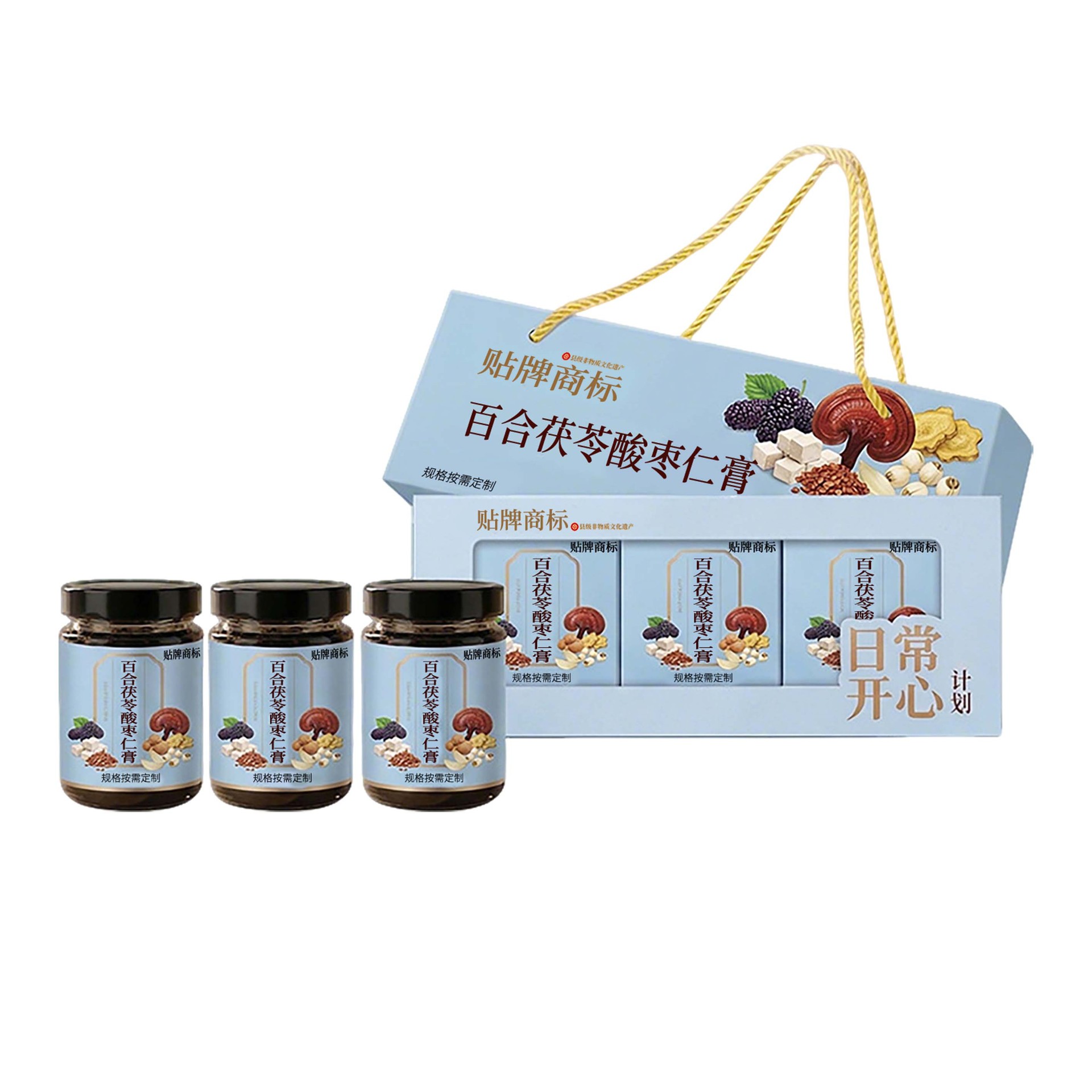 Baihe Fuling Suanzaoren Gao (Lily Bulb, Poria & Jujube Seed Paste) — Traditional Herbal Paste - Image 5
