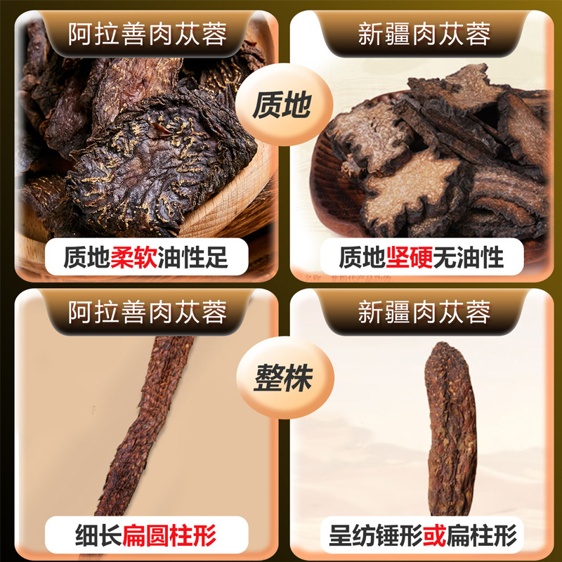 Alxa Cistanche Slices Suoyang Pian Dried Herbal Slices for Tea Soup and Wine Soaking 500g - Image 4