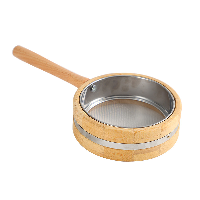 Bamboo Moxibustion Box Portable Ginger-Partition Moxa Burner with 500g Stone-Ground Moxa Wool for Home Warming Therapy - Image 5