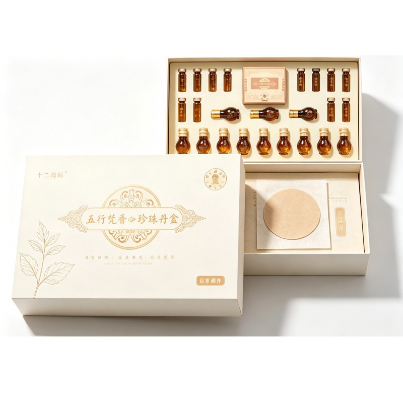 Five Element Pearl Moxibustion Massage Set with Roller Ball Applicator and Gua Sha Balm for Back and Waist Meridian Care - Image 5