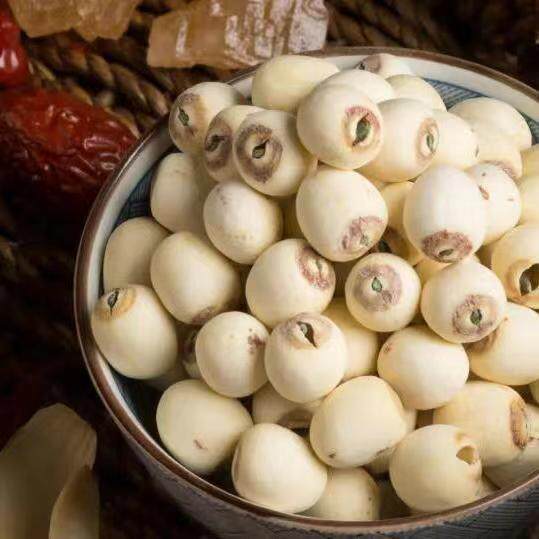 Dried Lotus Seeds with Core Bai Lian Zi 500g Wild White Lotus Seeds for Soup and Tea - Image 3