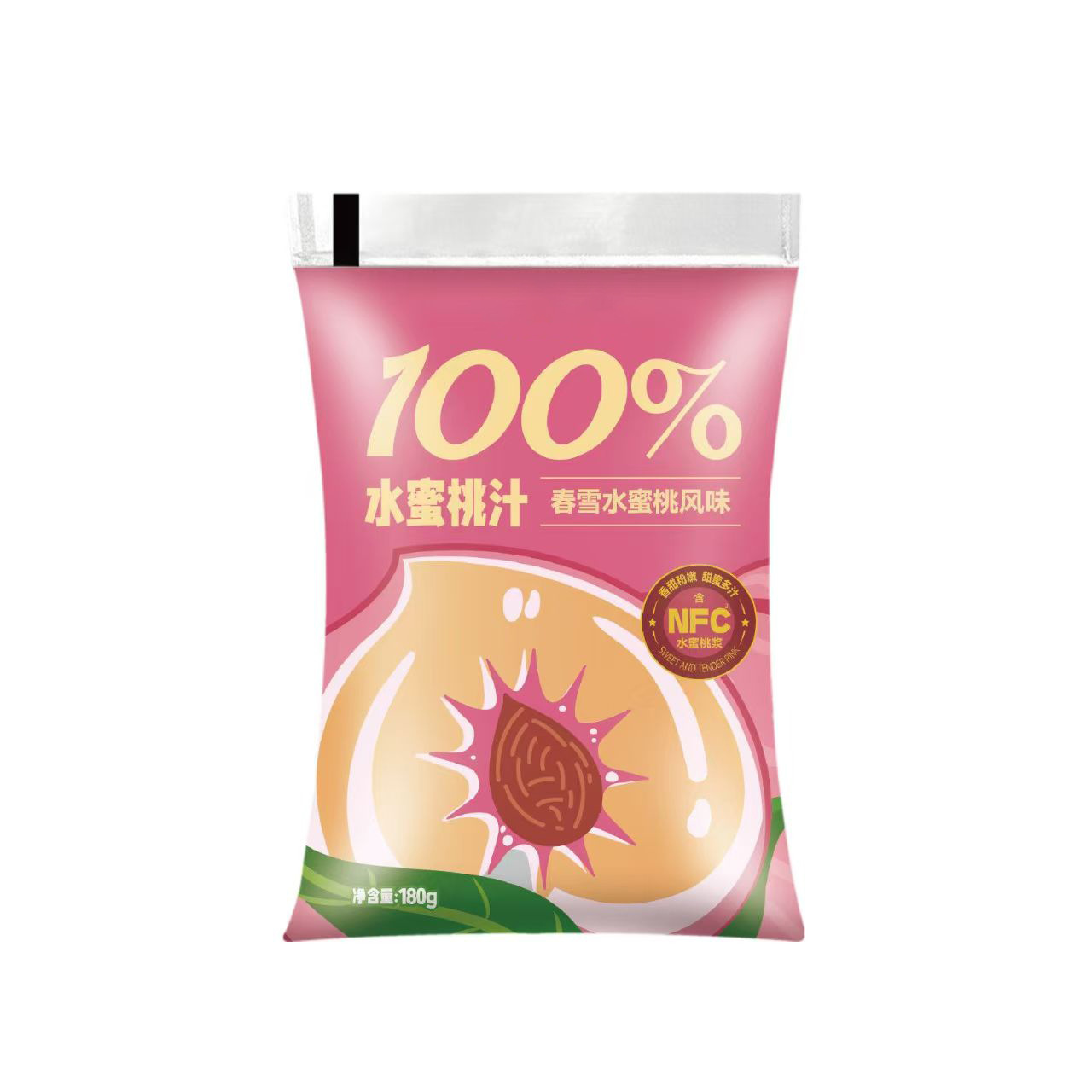 Yangmei Apple and Pomelo Juice Drink 180ml Pouch Pack 5 Bags Chilled Fruit Beverage - Image 3