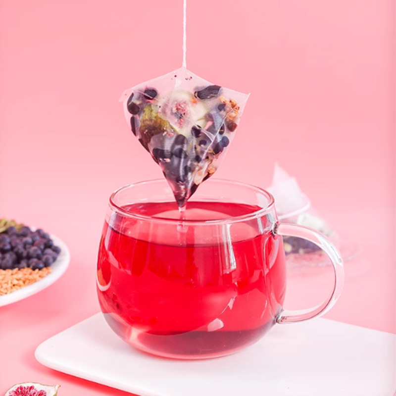 Flaxseed Fig Mulberry Tea Sang Shen Cha Cold Brew Triangle Tea Bags 5g x 80 Pack Sugar Free - Image 4