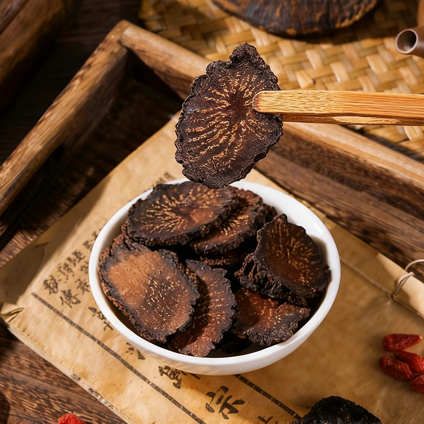 Cistanche Slices Rou Cong Rong Dried Herb for Decoction Tea and Soup 500g - Image 4