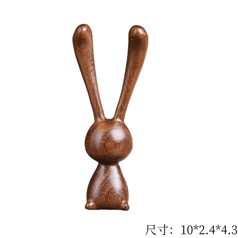 Sandalwood Rabbit Facial Massage Comb Guasha Tool for Nose Bridge Meridian Point Care Gift Box - Image 5