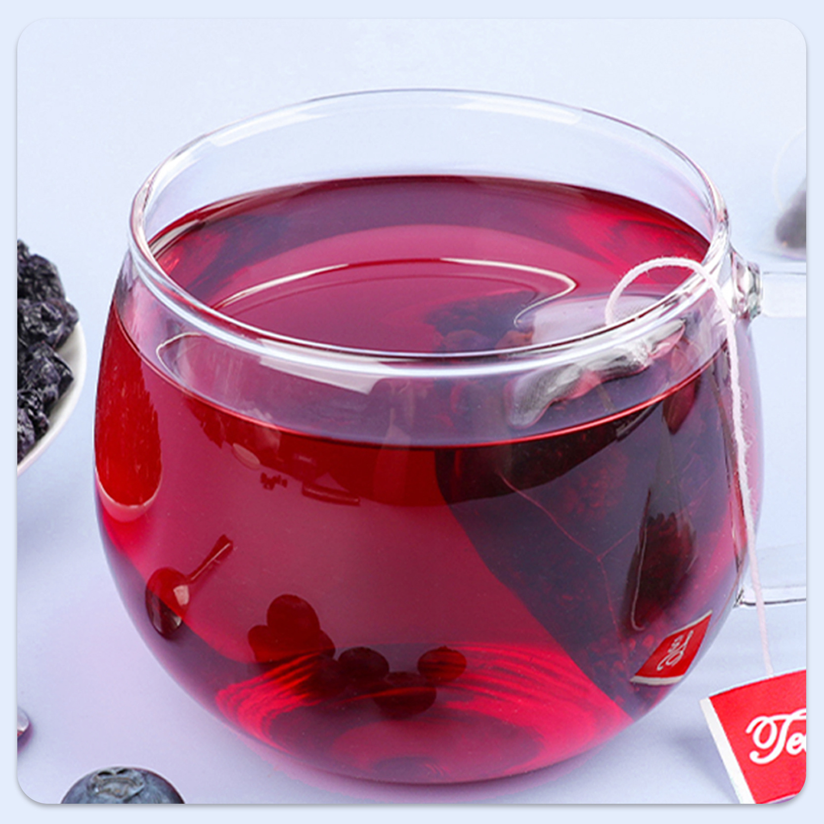 Blueberry Mulberry Black Goji Tea 25 Pyramid Bags Anthocyanin Rich Fruit Tea for Daily Steeping - Image 2