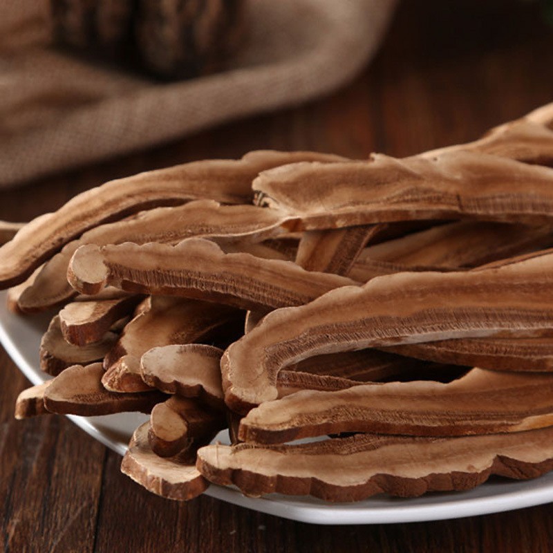 Lingzhi Reishi Mushroom Slices Ganoderma lucidum Dried Herbal Slices for Tea and Decoction 100g Jar - Image 3
