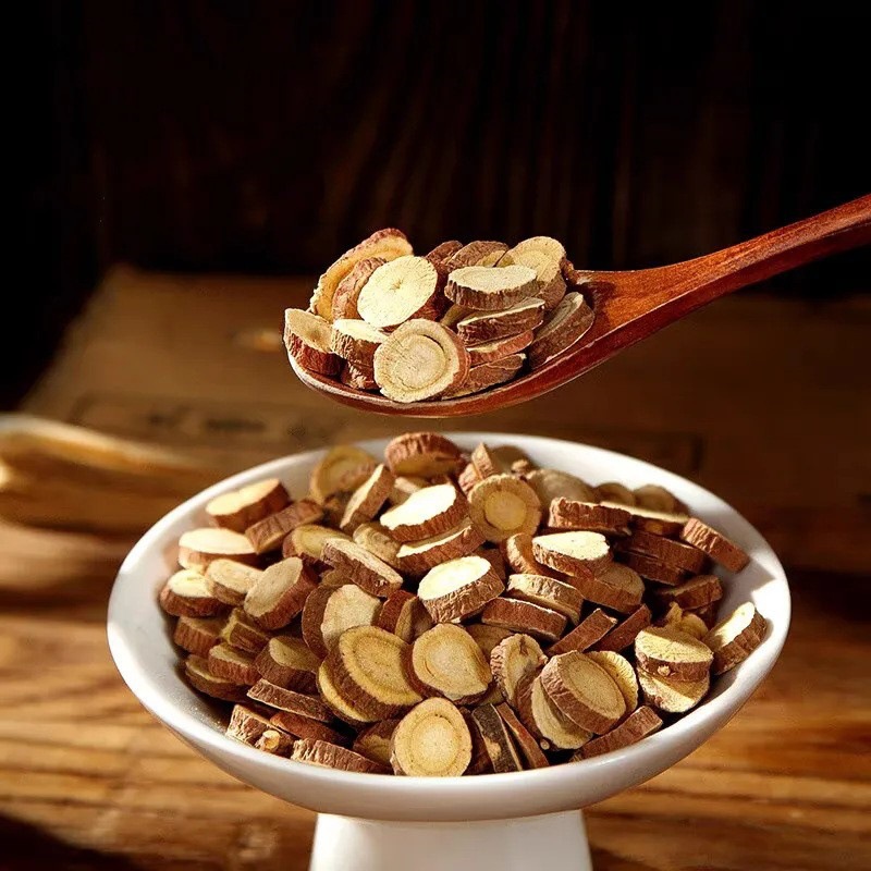 Gan Cao Licorice Root Slices Gan Cao 甘草片 Glycyrrhiza uralensis for Tea Soup and Culinary Use Gansu Origin - Image 2