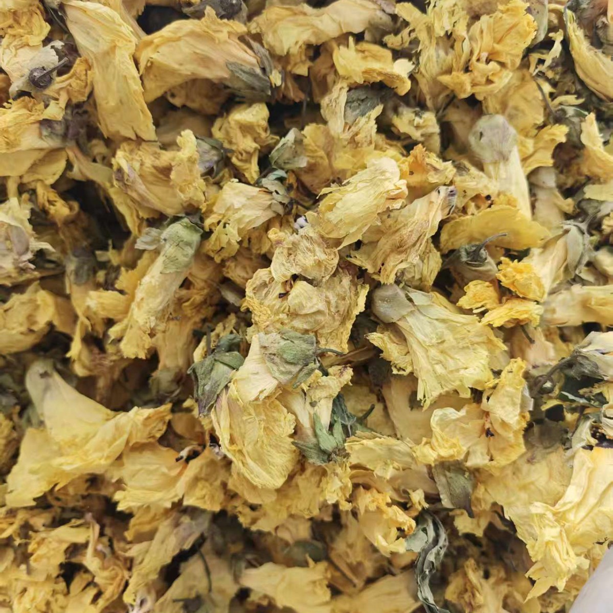 Huang Shu Kui Flower (Abelmoschus manihot) — Dried Food-Herb Blossoms for Tea & Cooking - Image 3
