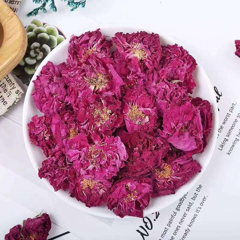 Rose Bud Tea Mei Gui Hua 500g Dried Rose Flower Crowns for Herbal Infusions and Daily Floral Tea - Image 2