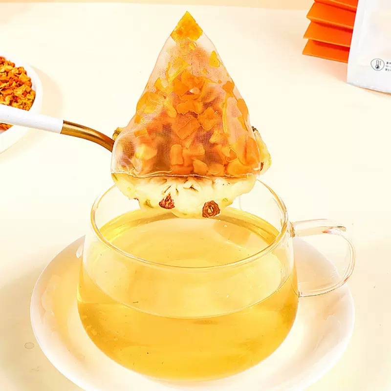 Pumpkin Pineapple Coconut Herbal Tea 140g Cold Brew Flower Tea Blend - Image 4
