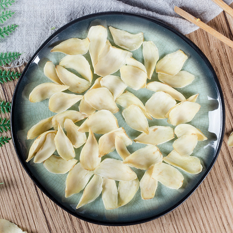Dried Lily Bulb Bai He 500g Natural Sulfur-Free Edible Gansu Sweet Lily Bulb Slices for Tea Soup and Congee - Image 2
