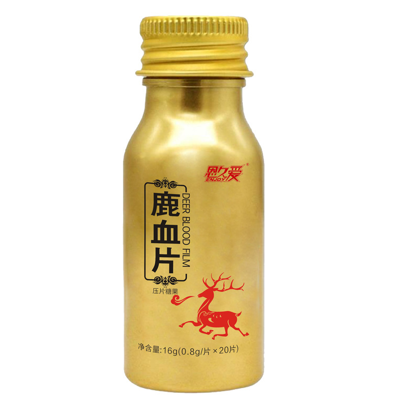 Deer Blood and Ginseng Tablets Men's Wellness Oral Herbal Supplement 16 Count - Image 3
