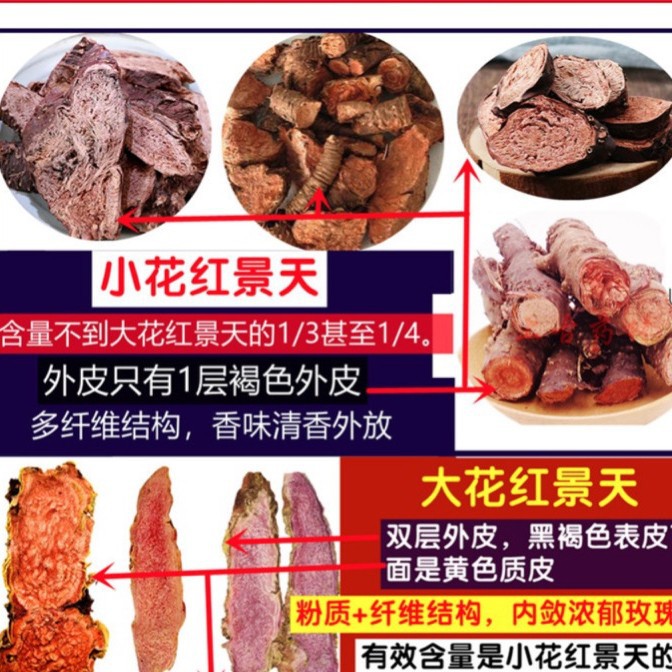 Rhodiola Root Hong Jing Tian 西藏红景天 Dried Large Flower Blocks 255g for Tea and Decoction - Image 2