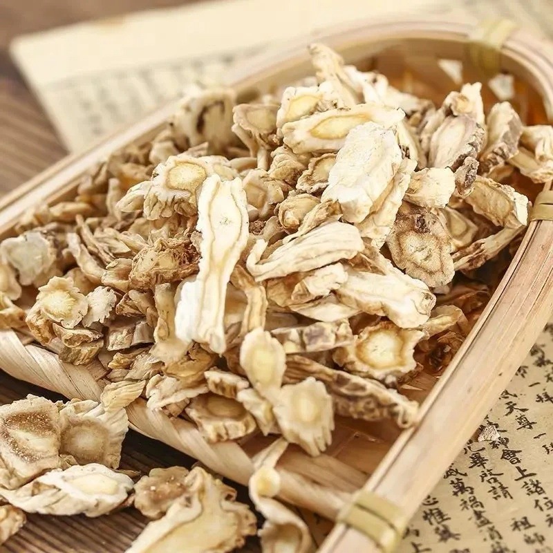 Dried Platycodon Root Jie Geng 500g Skinless Sliced Chinese Herbal Decoction Pieces - Image 2