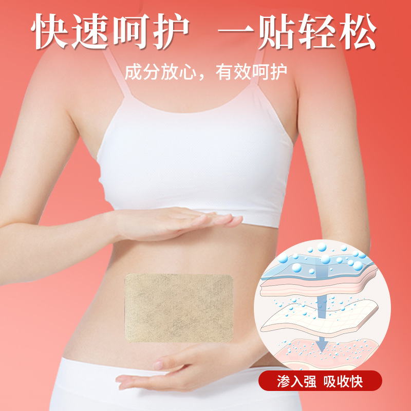 Yi Mu Cao Hong Hua San Qi Navel Patch with Fu Pen Zi and Ai Cao Herbal Wellness Body Patch - Image 2