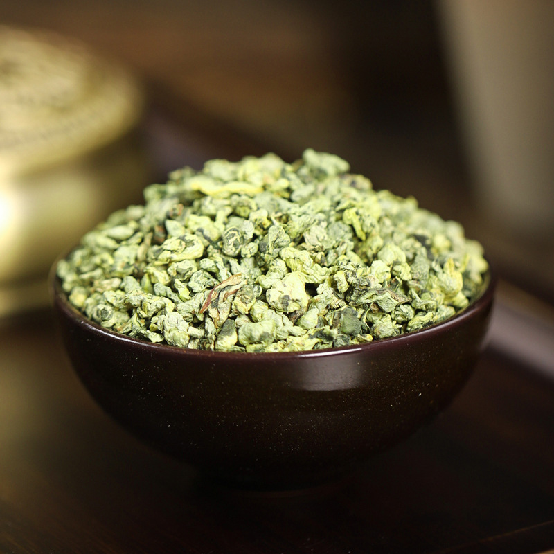 Three Leaf Herbal Tea Blend He Ye Sang Ye Zhu Ye Lotus Mulberry Lophatherum Leaves 30g Jar - Image 2
