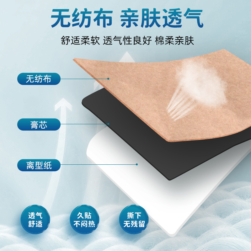 Herbal Heat Compress Patch for Legs with Dang Gui Hong Hua Dan Shen 8 Patches - Image 3