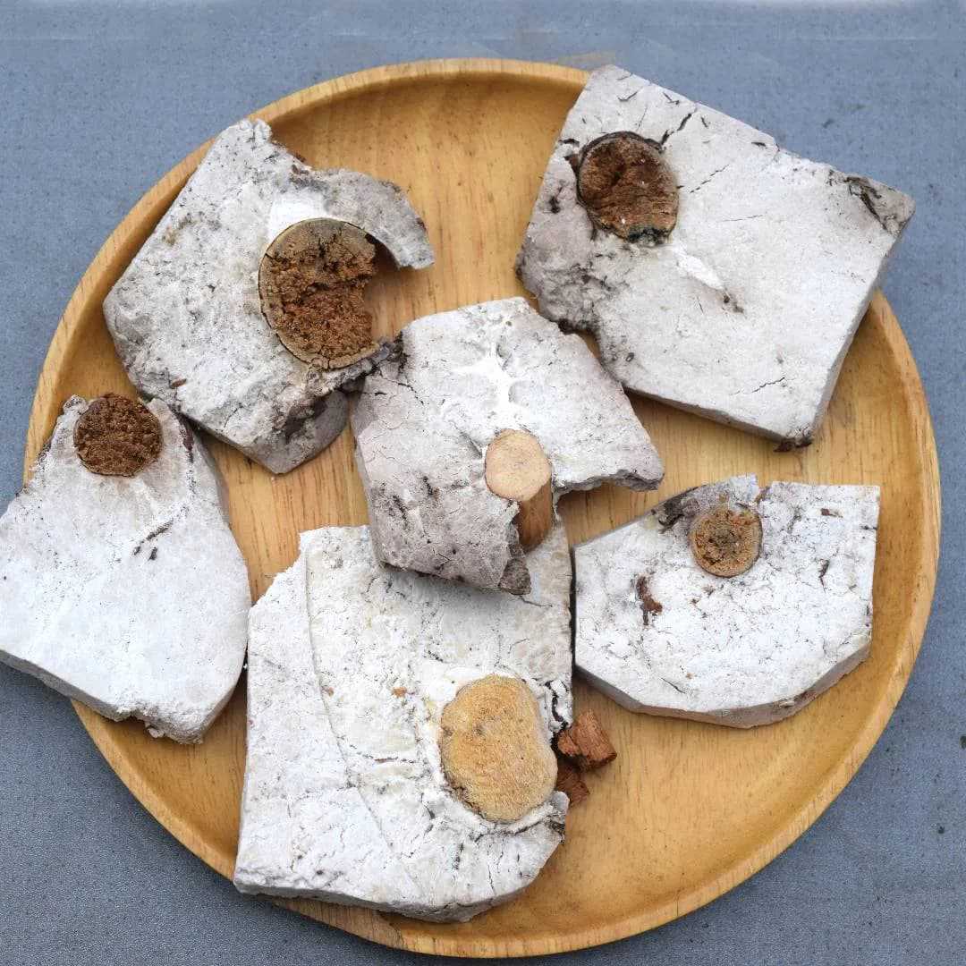 Fu Shen Dried Poria Slices Wholesale Sulfur-Free Hubei Origin Herbal Tea and Culinary Ingredient 500g Bulk - Image 2