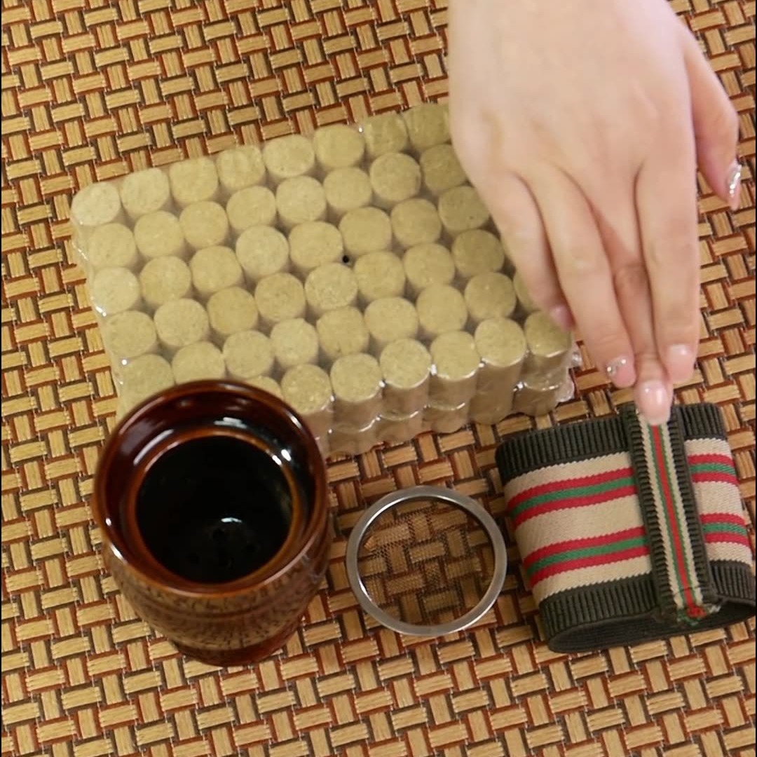 Moxa Cones 54 Pieces Aged Mugwort Rolls for Moxibustion Home Use - Image 2
