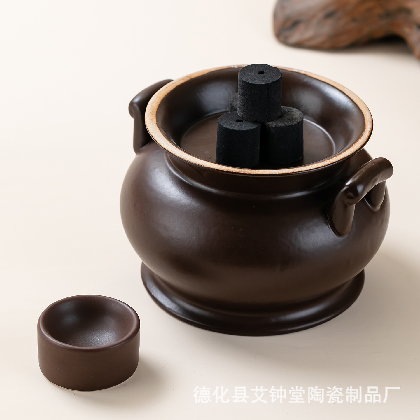 Wen Yang Guan Warm Yang Cup Bian Stone Navel Moxibustion Tool with Fire Bowl Large Size for Spa and Wellness Use - Image 3