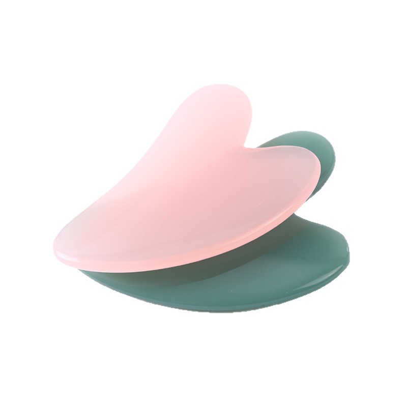 Resin Gua Sha Massage Board Handheld Scraping Tool for Neck Shoulder Back and Legs TCM Wellness 8x5cm 20g - Image 5