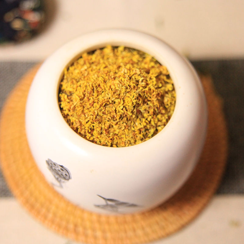 Dried Osmanthus Flowers Gui Hua Loose Golden Blossoms for Tea and Culinary Use Bulk Supply - Image 3