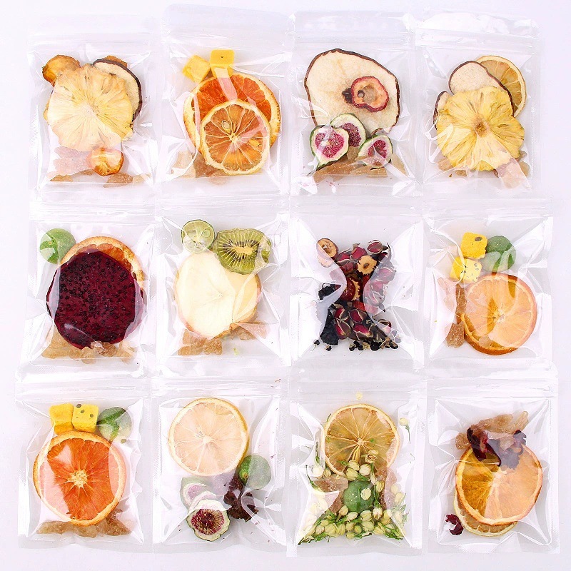 Freeze Dried Fruit Tea Series Yougan Shanzha Cili Lemon Fig Unsweetened 60g Jar - Image 4