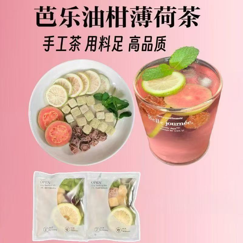 Guava Amla Mint Fruit Tea 200g Cold Brew Summer Herbal Tea Blend Sugar Free 20g x 10 Bags - Image 3