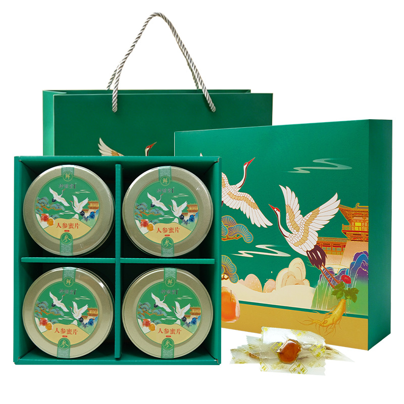 Changbai Mountain Fresh Ginseng Honey Slices Ready to Eat Gift Box 50g Jilin Specialty - Image 5