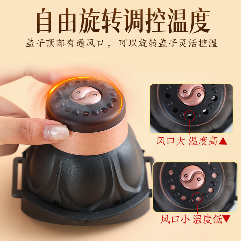 Knee Moxibustion Box Portable Ai Jiu Moxa Warmer for Knee Joint Home Care with Mugwort Essential Oil - Image 3