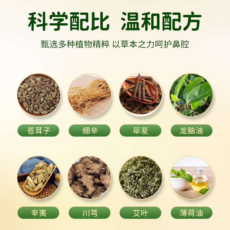 Cang Er Zi Nasal Care Oil 10ml External Herbal Nose Drops for Dryness and Congestion - Image 3