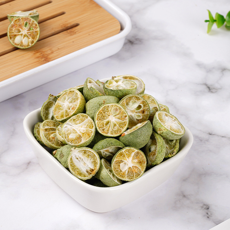 Freeze-Dried Green Kumquat (Citrus japonica) — Whole Fruit for Fruit Tea & Daily Infusions - Image 3