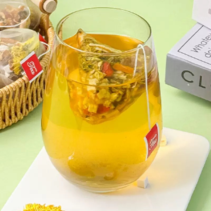 Dendrobium Burdock Herbal Tea 100g Canister with Triangle Tea Bags Shihu Niubang Cha Daily Brew - Image 3