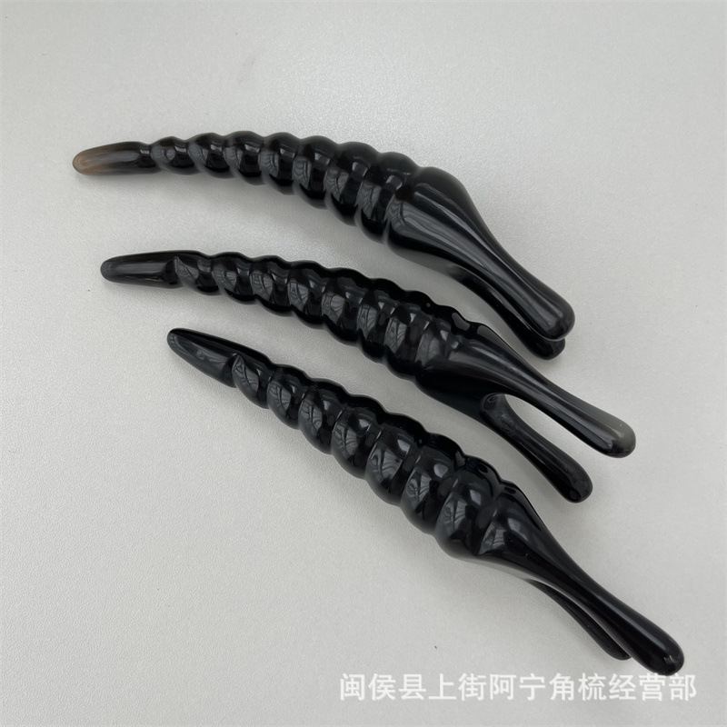 Horn Nose Gua Sha Board Facial Massage Tool Acupoint Pen for Traditional Beauty Care - Image 3