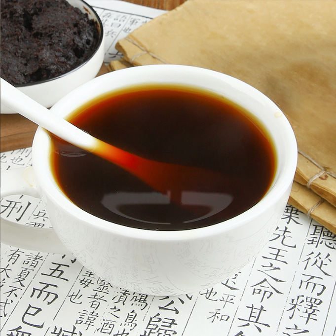 Solid Yu Ling Gao Herbal Paste 260g Glass Jar Traditional Steamed American Ginseng Longan Paste - Image 4