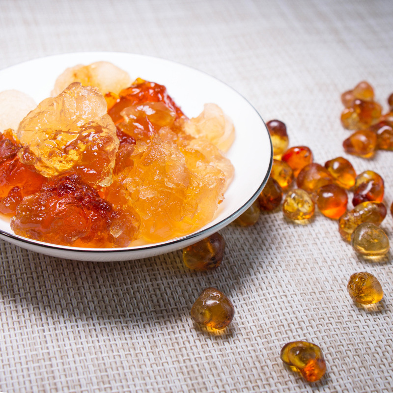 Peach Gum Dried Peach Resin Snow Swallow Soap Nut Rice Combination 250g Hand Trimmed Large Pearl Grade - Image 3