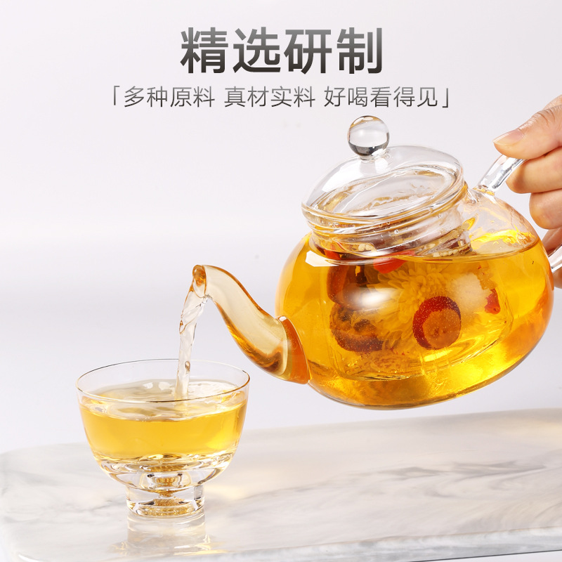 Ning'an Bao Ningxia Eight Treasure Tea Multi Flavor Longan Red Date Goji Herbal Tea Blend 960g - Image 4