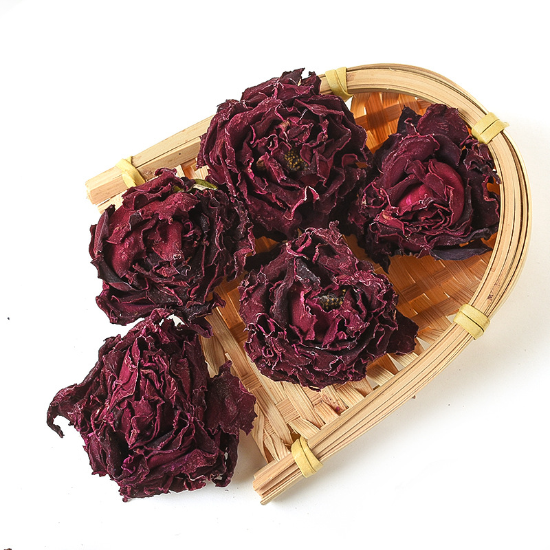 Mo Hong Rose Tea (Rosa spp.) — Yunnan Dried Rose Buds & Petals, Edible Flower Tea - Image 5
