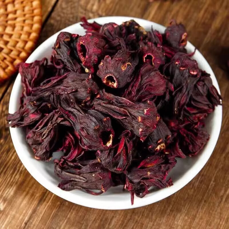 Dried Roselle Hibiscus Tea Luo Shen Hua Whole Flowers 500g Yunnan Herbal Floral Infusion - Image 2