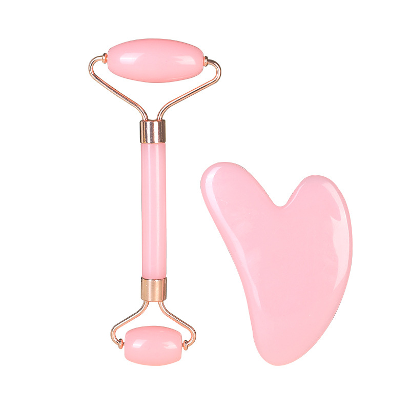 Resin Facial Massage Roller Double Head Gua Sha Tool Purple Board for Face Care and Wellness Massage - Image 5